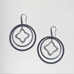 Quatrefoil Diamond Earrings